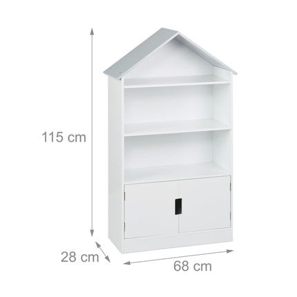 House-shaped shelf for children