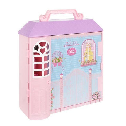 House with clothes + doll