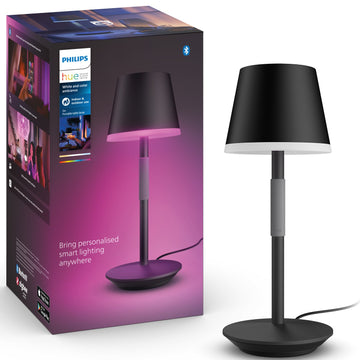 Hue Go Portable table lamp Black/Dark grey