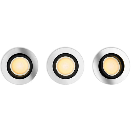 Hue Milliskin spot White Ambiance Round Alu