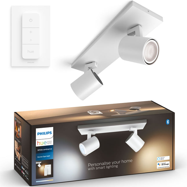 Hue Runner White Ambiance 2 spot 800 lm White