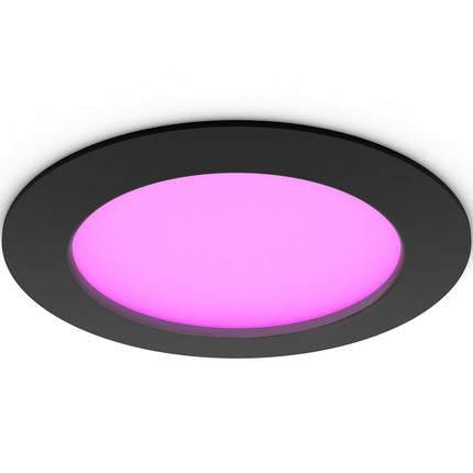 Hue Slim Downlight L 170mm White and Color Ambiance Black 1-pack