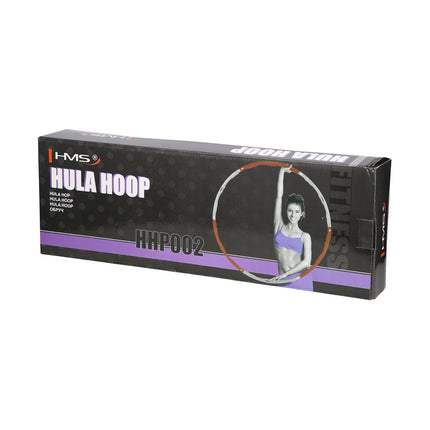 Hula Hoop 100cm, Red-Grey Fitness Ring
