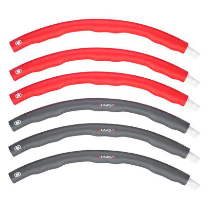 Hula Hoop 100cm, Red-Grey Fitness Ring