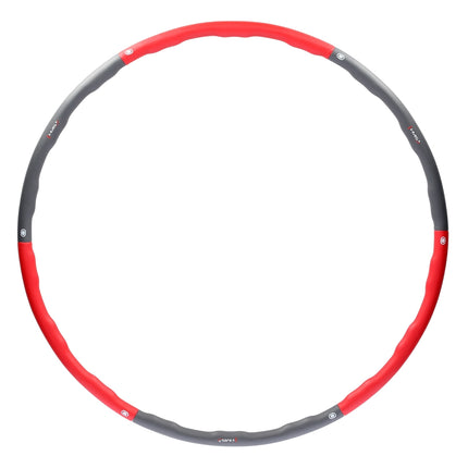 Hula Hoop 100cm, Red-Grey Fitness Ring