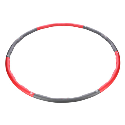 Hula Hoop 100cm, Red-Grey Fitness Ring