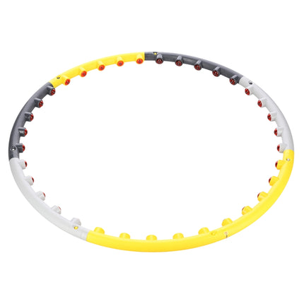 Hula Hoop 85cm, Grey-Yellow Fitness Ring