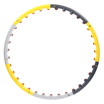 Hula Hoop 85cm, Grey-Yellow Fitness Ring
