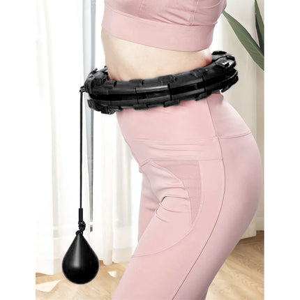 Hula hoop with massager + weight Trizand 25208