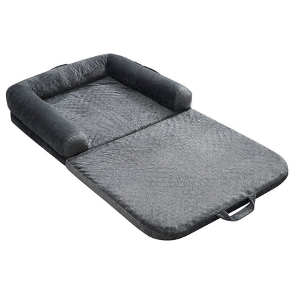 Human Dog Bed, Orthopedic Memory Foam, 70x37 In