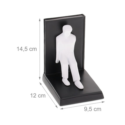 Human bookend set of 2