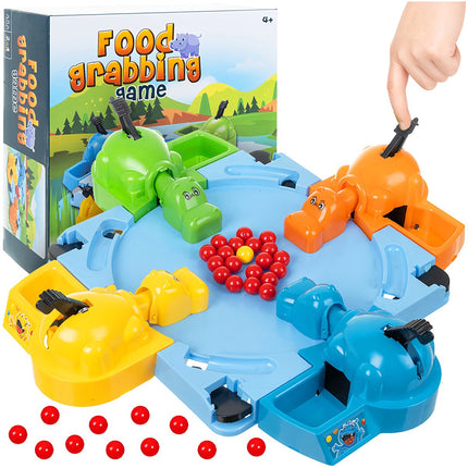 Hungry Hippos Arcade Game for Kids, Family Fun, 2-4 Players