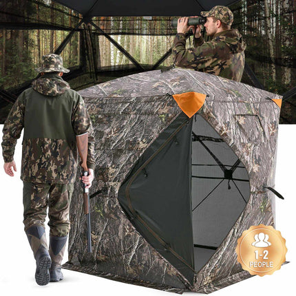 Hunting Blind, 270 See-Through Pop-Up, Carry Bag