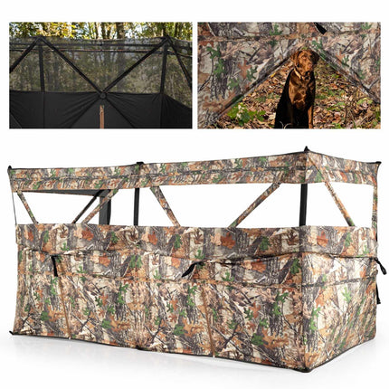 Hunting Blind 360 View with Dog Door & Carry Bag