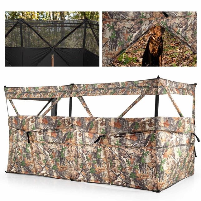 Hunting Blind 360 View with Dog Door & Carry Bag