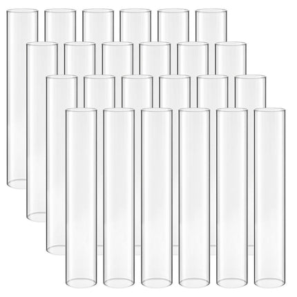 Hurricane Glass Candle Covers, 24 Pack, 65x350 mm