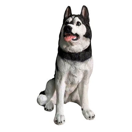 Husky Garden Dog Statue, Polyresin, 86 cm