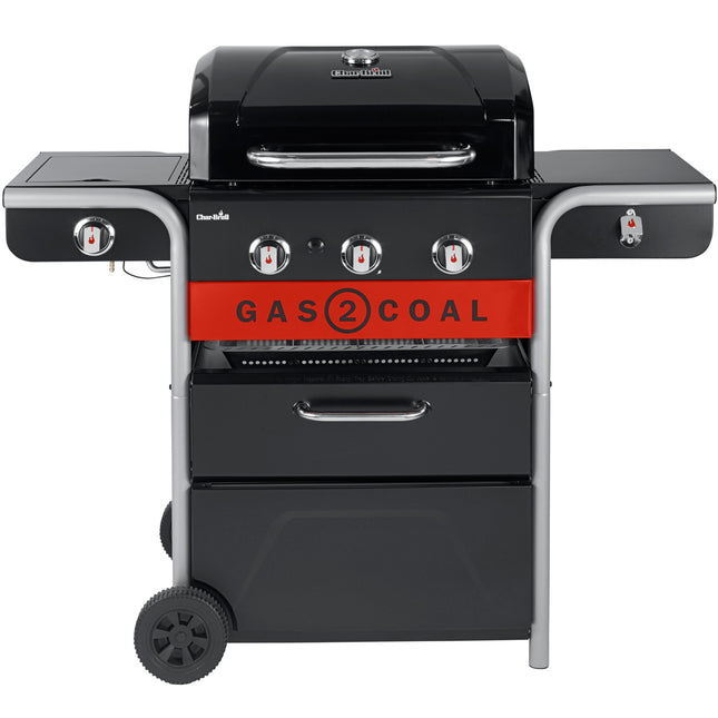 Hybrid Grill Gas2Coal 2.0, 3+1 Burners, Gas or Charcoal