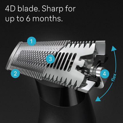 Hybrid trimmer Face&Body XT5300 6-combs