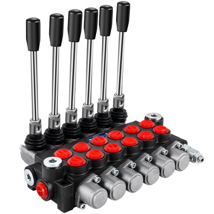 Hydraulic Directional Control Valve, 6-Spool 11 GPM 3600 PSI