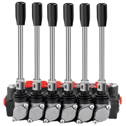Hydraulic Directional Control Valve, 6-Spool 11 GPM 3600 PSI