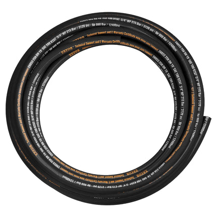 Hydraulic Hose 3/4 In x 50 Ft, 3120 PSI, 2-Wire