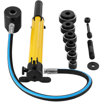 Hydraulic Knockout Punch Kit, 10 Ton, 6 Dies 22–60 mm