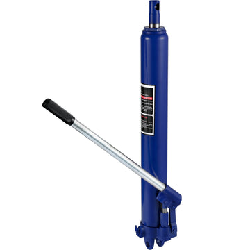 Hydraulic Long Ram Jack, 8-Ton, 26-45.7 In, Clevis Base