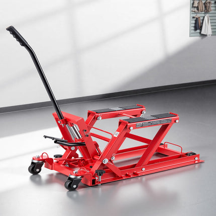 Hydraulic Motorcycle Lift Jack, 680 kg, 115–385 mm