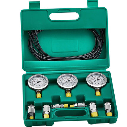 Hydraulic Pressure Test Kit, 250/400/600 Bar, 3 Gauges