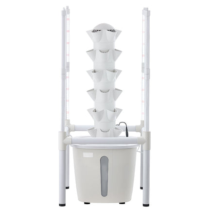 Hydroponic Tower, 30 Pods, 6-Tier, LED Light, App Control