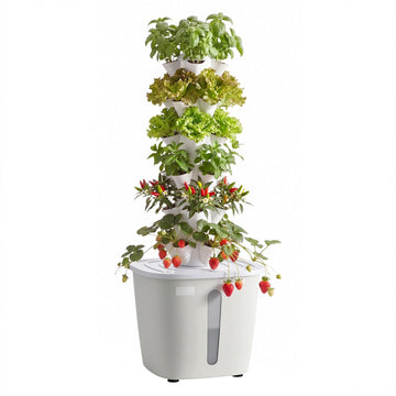 Hydroponic Tower, 6-Tier 30-Pod, App Control, 20L Tank