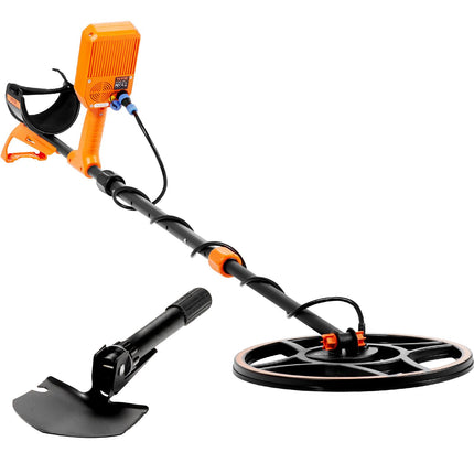 IP68 Waterproof Metal Detector, 12 in Coil, LCD, 7 Modes
