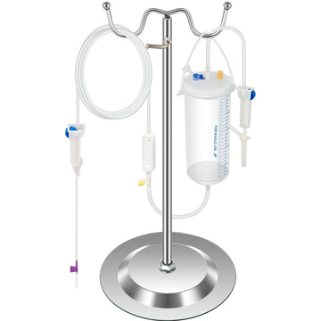 IV Practice Arm Kit, Dark Skin PVC, Adjustable Stand
