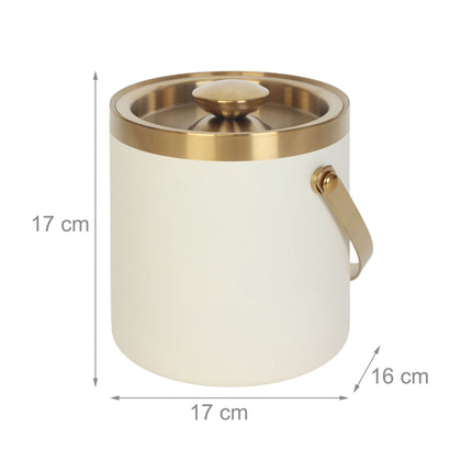 Ice Bucket with Lid – Double-Walled Stainless Steel