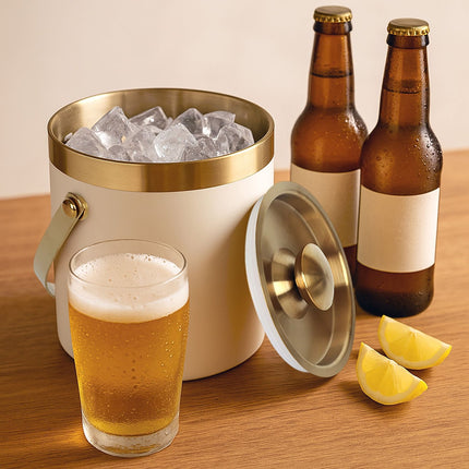 Ice Bucket with Lid – Double-Walled Stainless Steel