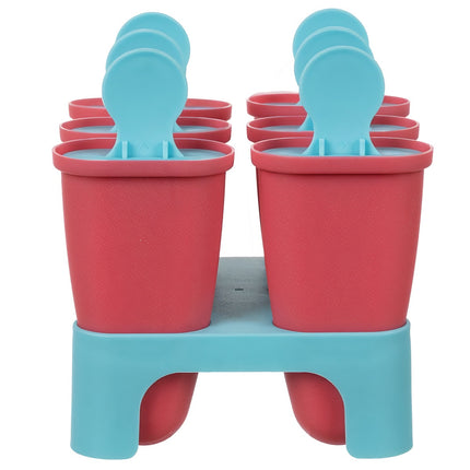 Ice Cream Mold, Silicone, 6-Cavity