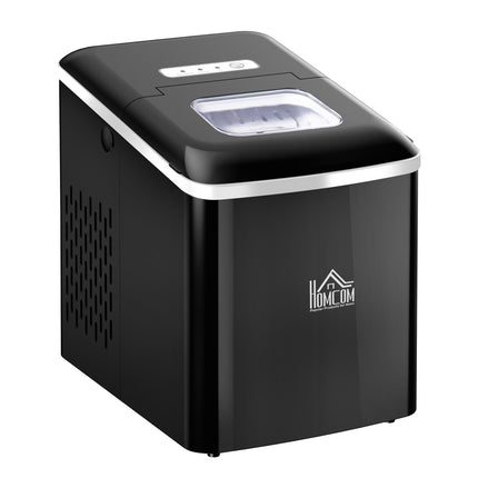 Ice machine 12Kg/24H with LED screen and self-cleaning