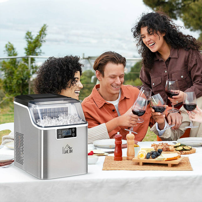 Ice Cube Maker, 20 Kg/24H, self-cleaning stainless steel