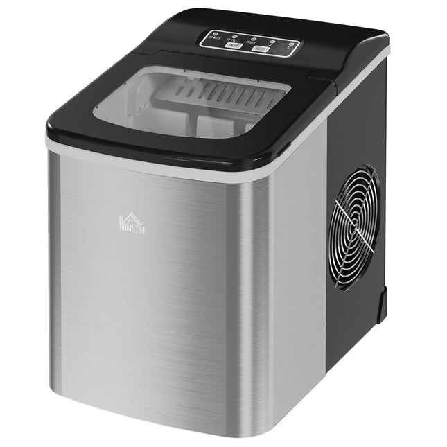 Portable ice cube maker - 9 cubes in 8 min, self cleaning