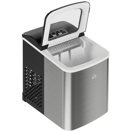 Portable ice cube maker - 9 cubes in 8 min, self cleaning