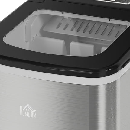 Portable ice cube maker - 9 cubes in 8 min, self cleaning