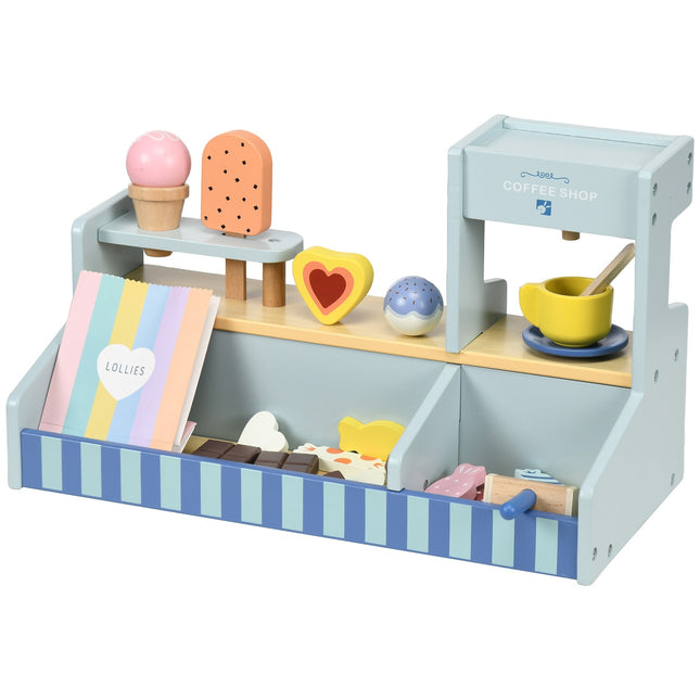 Ice cream shop for children, Light blue, 2-5 years