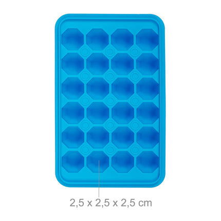 Ice cube mold set of 4 diamonds