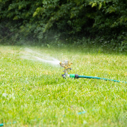 Impulse sprinkler set of 3 with ground spike