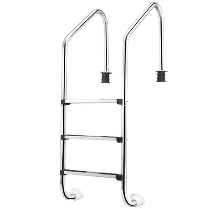 In-Ground Pool Ladder, 3-Step Stainless Steel, Non-Slip