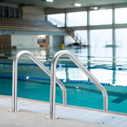 In-Ground Pool Ladder, 3-Step Stainless Steel, Non-Slip