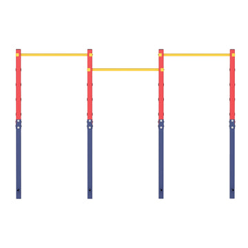 In-Ground Pull Up Bar, 5 Heights, Galvanized Steel