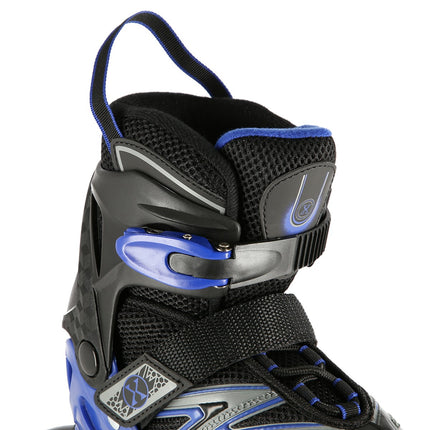 In-Line Skates, Black-Blue, Size L (39-42)