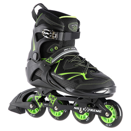 In-Line Skates, Black/Green, Size 41